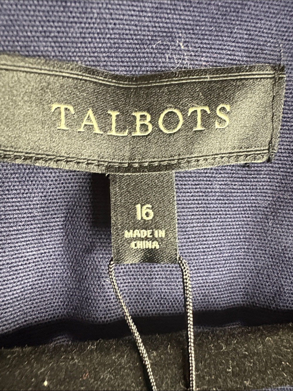 Talbots Deep Navy Single-Button Blazer Jacket - Picture 2 of 10